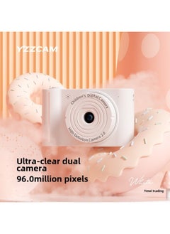 Generic HD Digital Retro CCD Student Party Camera Campus Photo Children Record Camera Female Birthday Gift-Body Color:44.0million Pixels-q1 Black -with 16g High-speed Card  - Image 2
