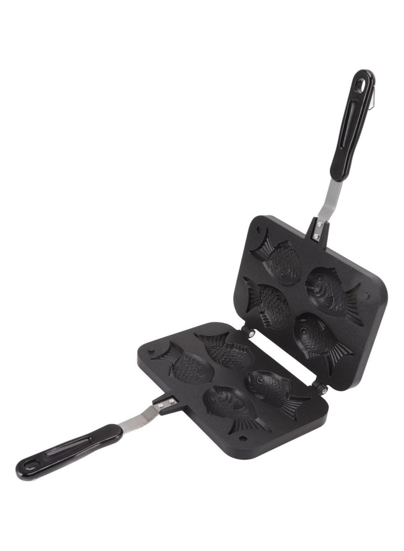 general Taiyan-shaped cake machine, non-stick double baking tray, aluminum mold, used for making delicious bonito bonito grilled pastries - Image 4