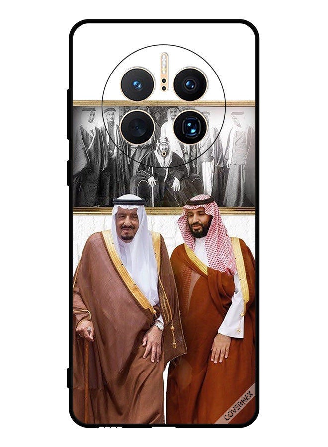Covernex Protective Case Cover For Huawei Mate 50 Pro King Salman & Mbs Talking While Walking - Image 1