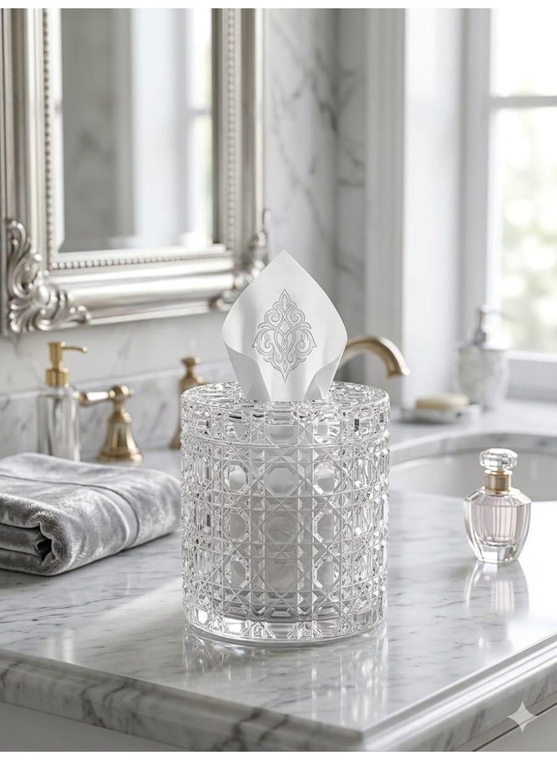 Glass tissue box - Image 1