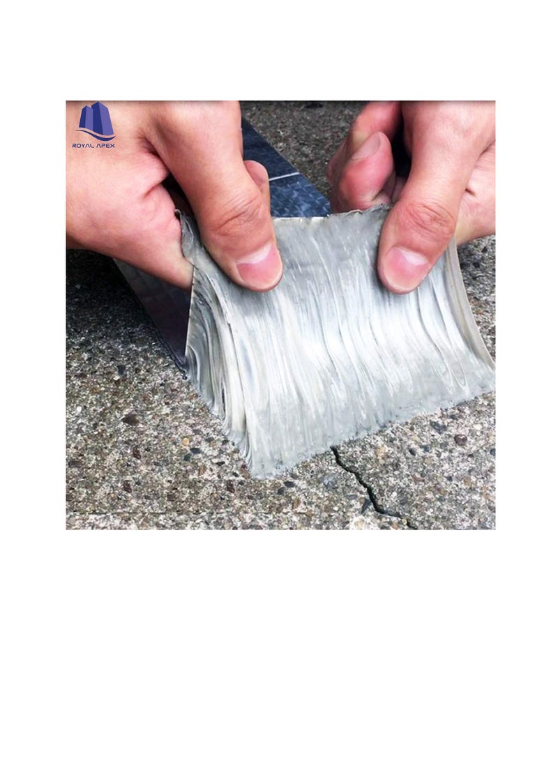 Multi purpose Strong Aluminium Foil Adhesive Insulation Tape for Roof Leak, Surface Crack Window Sill Gap Pipe Rupture Boa Sealing, Etc. 3 Inch  Pack of 2 FSK Aluminium Tap - Image 3