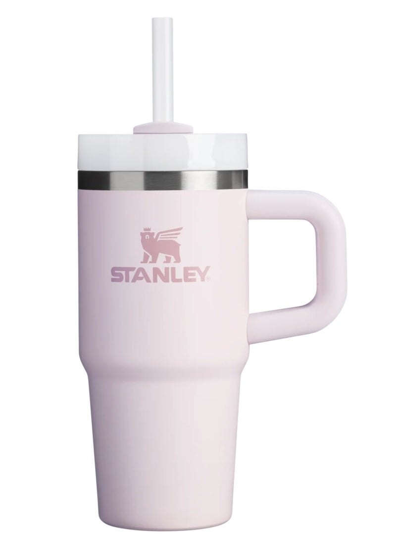 Stanley Quencher H2.0 Flow State Stainless Steel Vacuum Insulated Tumbler with Lid and Straw for Water, Iced Tea or Coffee, Smoothie and More, 14 oz, Light pink - Image 1