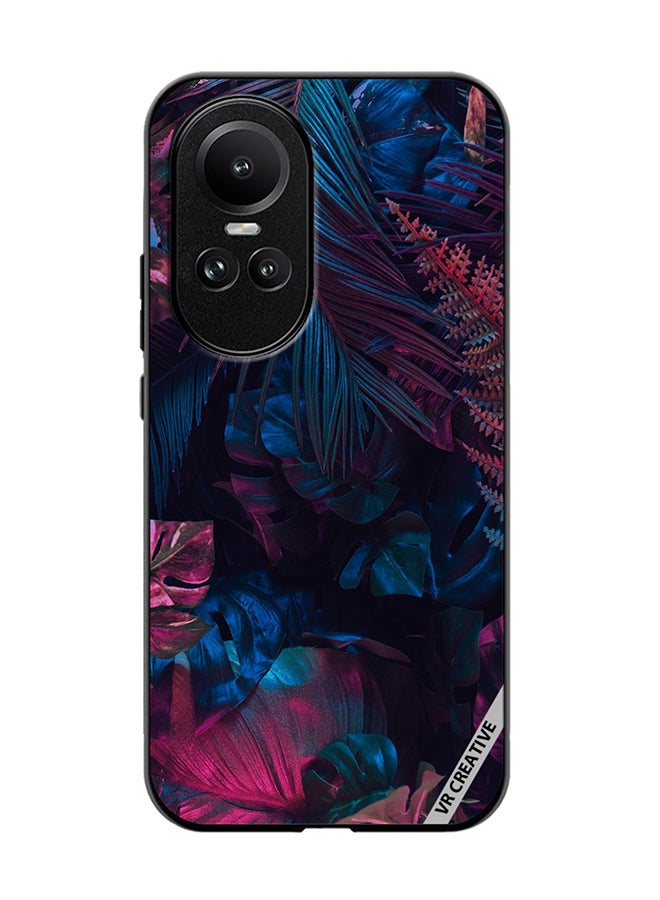 VR CREATIVE Protective Case Cover For Oppo Reno 10 Leaf Design Multicolour - Image 1