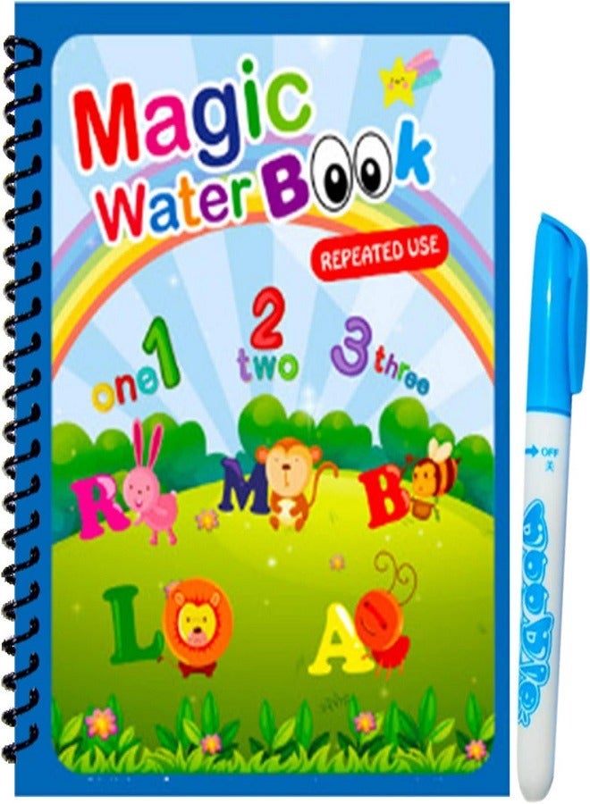 Magic coloring book with water - no mess no stains - fun and educational multiple graphics - boys and girls - Image 1