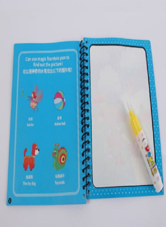 Magic coloring book with water - no mess no stains - fun and educational multiple graphics - boys and girls - Image 3