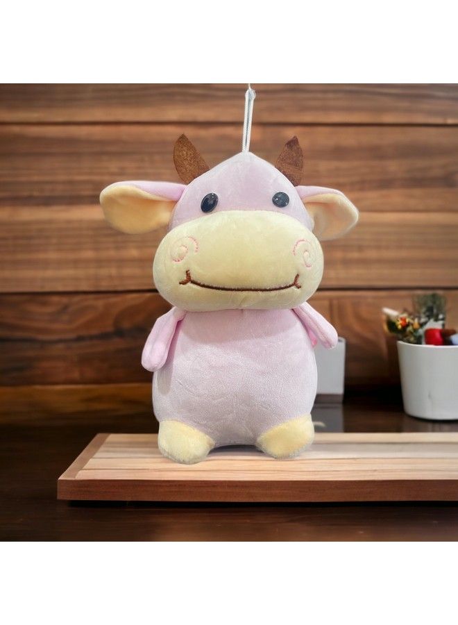 Storio Toy Cute Cow Plushie Soft Toys For Kids ; Plush Soft Toys For Baby Boys And Girls ; Animal Soft Toy For Kids27 Cm - Image 4