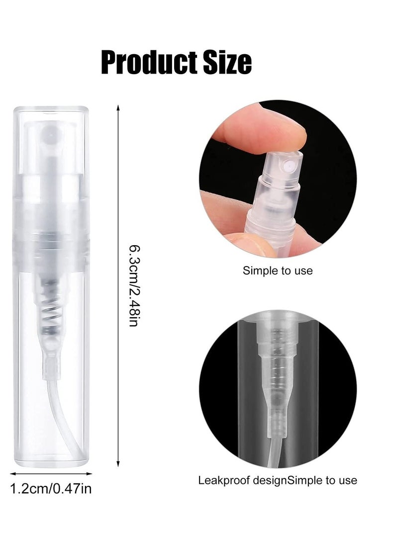 Excefore - 30 Pcs Mini Spray Atomizer Empty Bottles, Portable Perfume Empty Sample Bottle Sprayer for Perfume Liquid Makeup Tool (3ml) - Image 1