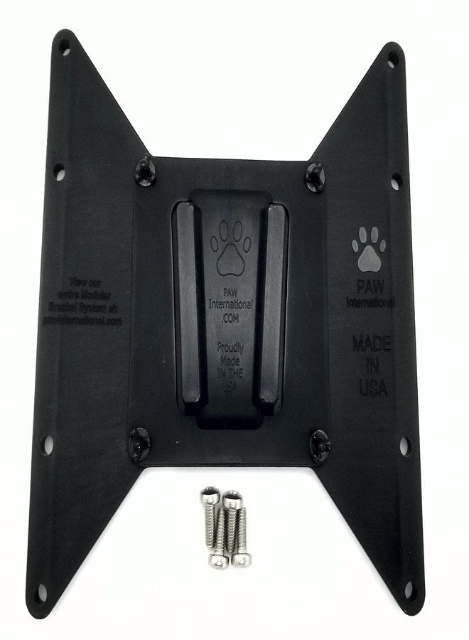باو لوحة محول بوليمر VESA من PAW International بمقاس 200x200 مم و200x100 مم، مزودة بحامل تلفزيون بوليمر RV من PAW | للاستخدام مع حامل جداري بوليمري، يُباع بشكل منفصل | تتضمن براغي M6 - Image 1