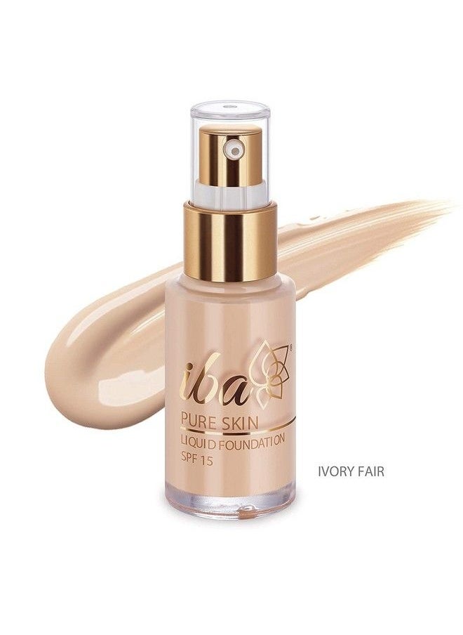 Iba Primer + Foundation + Compact Combo Ivory Fair 30 Millilitre L Long Lasting Full Coverage Base Makeup L Vegan & Cruelty Free  - Image 3