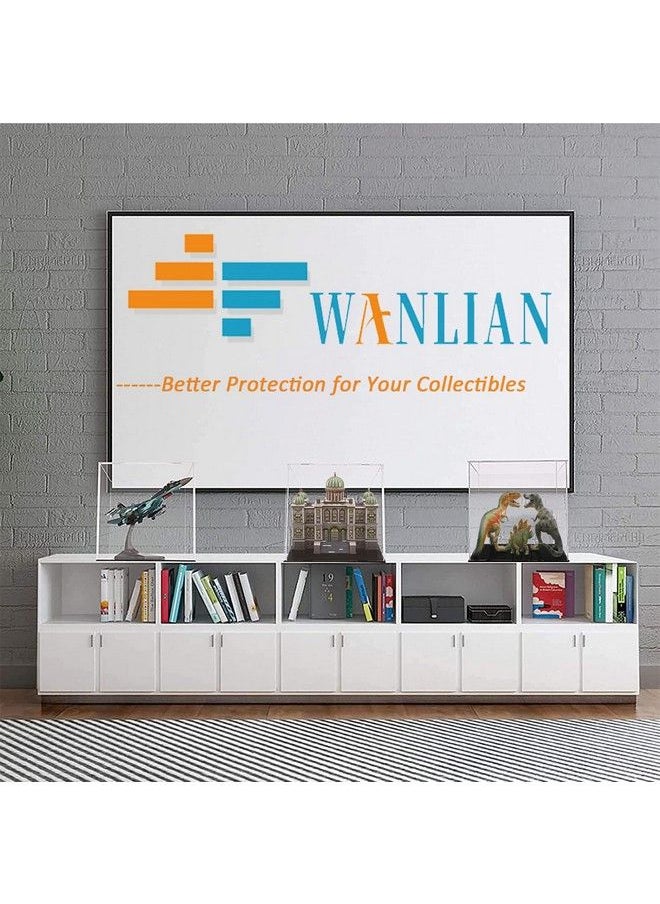 WANLIAN صندوق عرض أكريليك ذاتي التجميع فاخر مقاوم للغبار، صندوق عرض مكعبي على سطح الطاولة لشخصيات البوب والألعاب القابلة للتحصيل، تحتاج إلى إزالة الفيلم الواقي (10 × 4 × 5.7 بوصة؛ 25 × 10 × 14.5 سم)  - Image 5