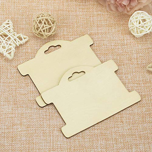 Creaides Jewelry Display Cards & Holders - Wood Bracelet, Necklace & Earring Cards (3.94x2.87 in, 20 Pcs) - Image 4