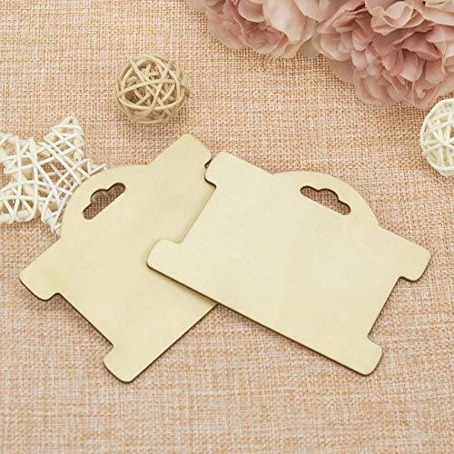 Creaides Jewelry Display Cards & Holders - Wood Bracelet, Necklace & Earring Cards (3.94x2.87 in, 20 Pcs) - Image 5