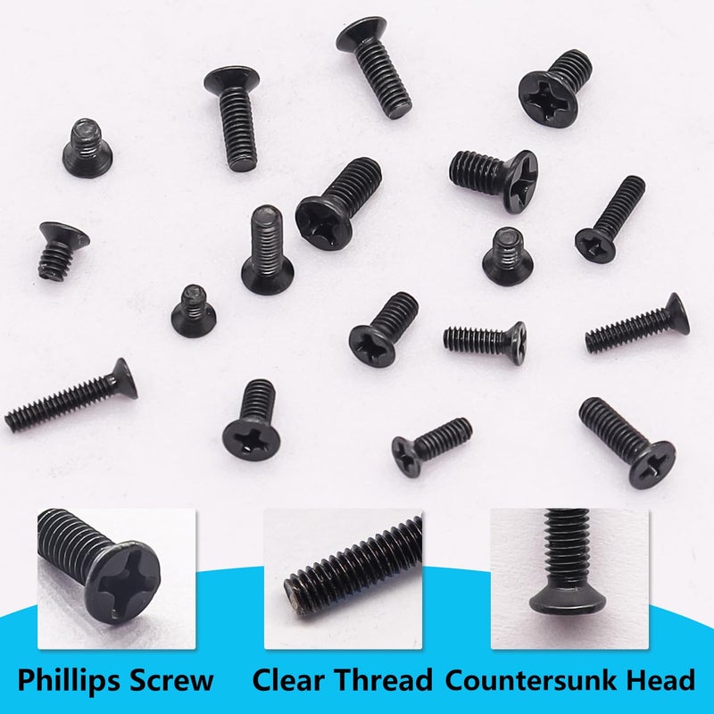 Bemaka 360Pcs Laptop Screws Notebook Computer Tiny Screw Kit 12 Sizes M2 M2.5 M3 Laptop Replacement Computer Screws for Motherboard SSD PC Fan Hard Drive - Image 3