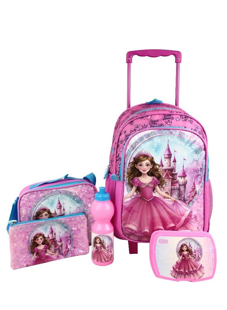 Princess 5-in-1 Value Set Trolley Bag with Accessory