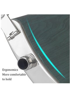 KASTWAVE Hip Flask Set Stainless Steel Flask of Gifts for Men 260ML Bar Party Camping Barbecue Portable Pocket Flask for Men Gifts Birthday Anniversary Green  - Image 3