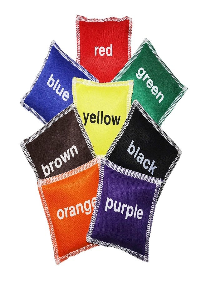 GISCO أكياس الفول التعليمية الملونة من جيسكو | يتعلم الأطفال الألوان، لعبة تعليمية للأطفال الصغار، من أساسيات رياض الأطفال | عبوة من 8 قطع، متعددة الألوان، للأعمار من 3 سنوات فما فوق - Image 1