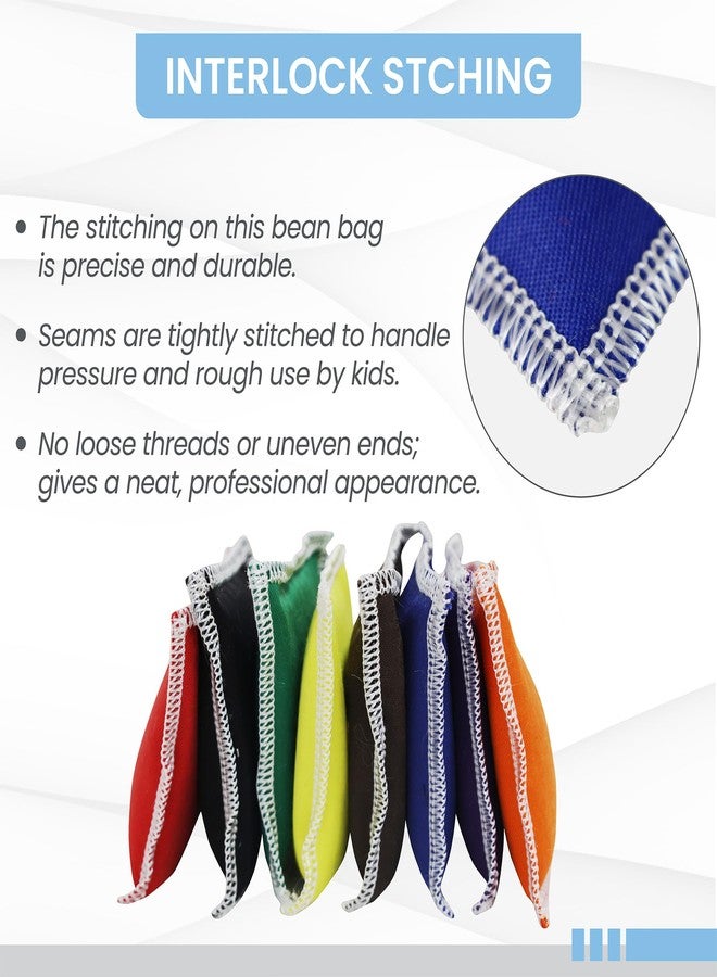 GISCO أكياس الفول التعليمية الملونة من جيسكو | يتعلم الأطفال الألوان، لعبة تعليمية للأطفال الصغار، من أساسيات رياض الأطفال | عبوة من 8 قطع، متعددة الألوان، للأعمار من 3 سنوات فما فوق - Image 5