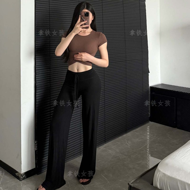 Latte Girl Women's High Waist Wide Leg Sweatpants - Image 2