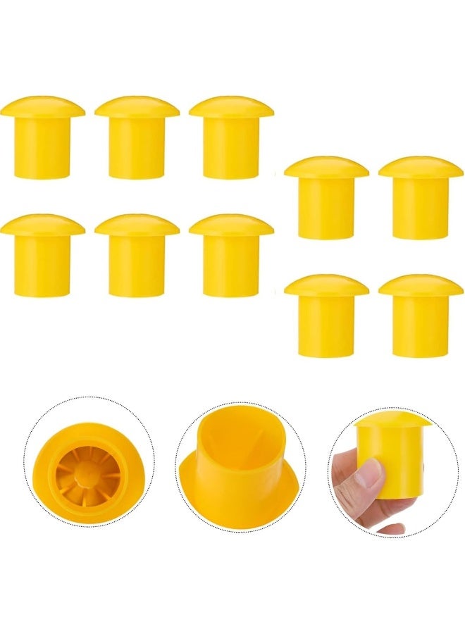 Poaker 10Pcs Mushroom Type Deform Bar End Safety Caps - Image 3