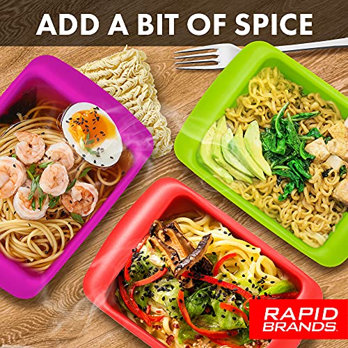 Rapid Brands Rapid Ramen Cooker | Microwavable Cookware for Instant Ramen | BPA Free and Dishwasher Safe | Perfect for Dorm, Small Kitchen or Office | Teal - Image 4