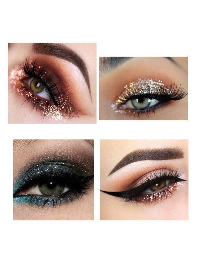 VERONNI باليت مكياج ظلال العيون اللامعة برو 35 لون (35 لامع)