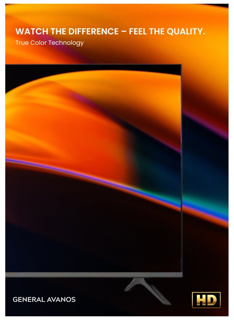 AVANOS 32" HD Smart Android LED TV, Frame Less Design, HDMI, USB  - Image 5