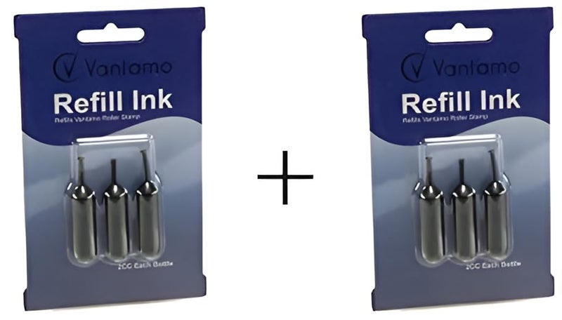 Vantamo Identity Theft Protection Roller Stamps Refills - Refills for Confidential Roller Stamp, Anti Theft, Privacy & Security Stamp, Designed for ID Blackout Security - 6 Refills - Image 2