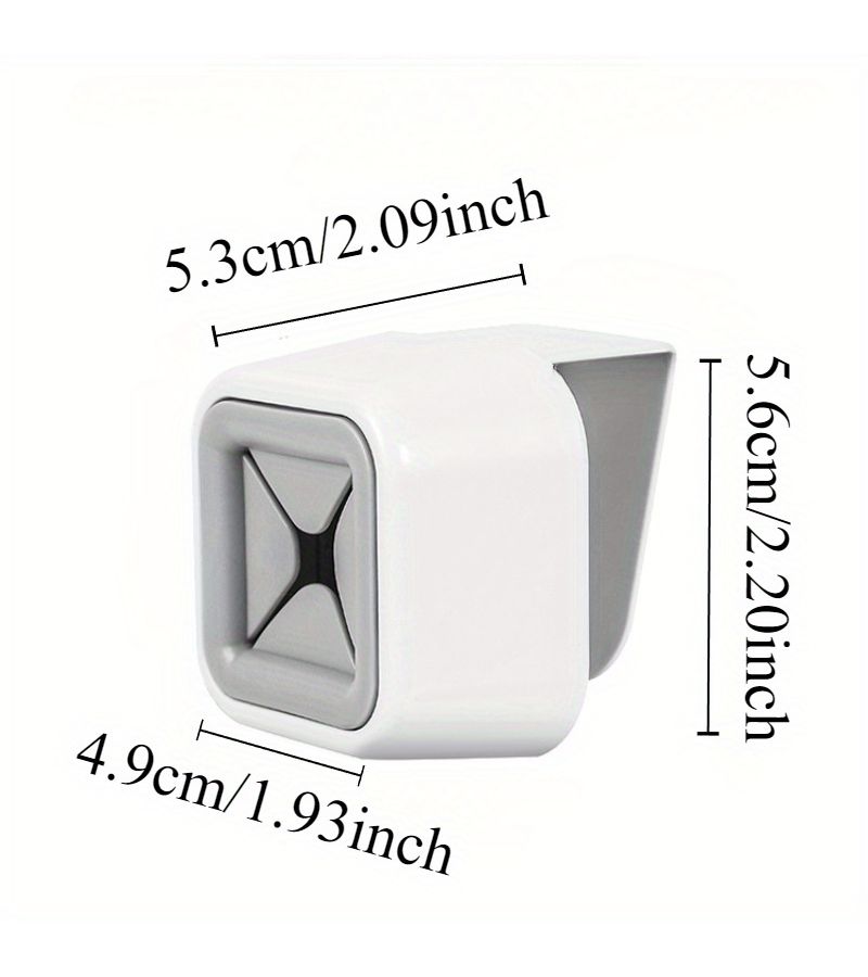 2 Pcs Heavy Duty No Drill Adhesive Towel Hooks for Kitchen Bathroom Cabinet Door White - Image 5