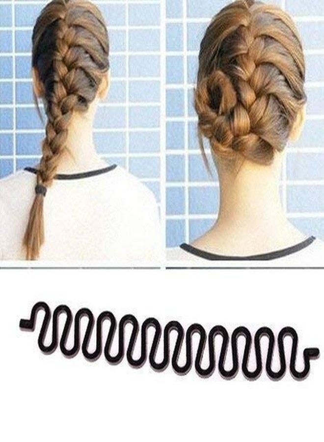 Ekan Hair Styling Twist Styling Bun Hairpins Head Rubber Clip Hair Accessories For Women 3 Pcs Black 10 Gram Pack Of 1 (m11) - Image 5