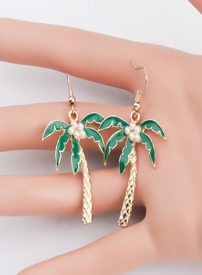 MYOSPARK Coconut Palm Tree Dangle Earring Summer Holiday Hawaii Gift Beach Theme Jewelry Earrings for Women (Coconut Earring) - Image 5