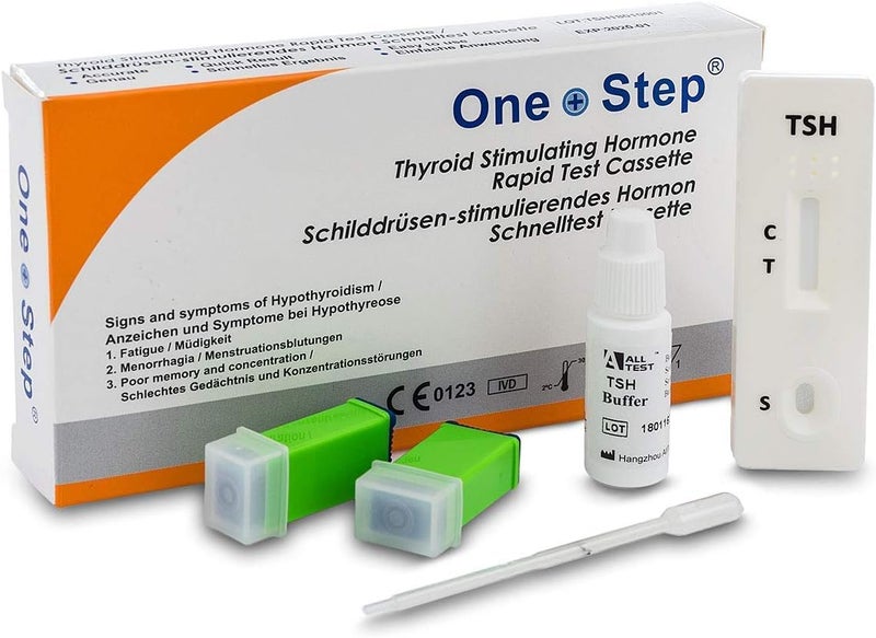 One Step Underactive Thyroid Testing Kit TSH Blood Tests for Hypothyroidism One Step 2 Test - Image 1