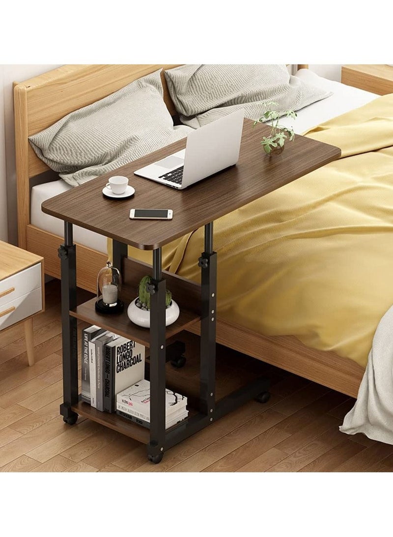 طاولة جانبية متعددة الوظائف بسيطة لغرفة النوم طاولة سرير كمبيوتر قابلة للتحريك والرفع طاولة صغيرة منزلية بسيطة - Image 3