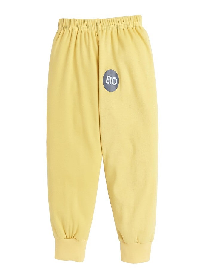 EIO Unisex Cotton Pajama Pants Combo Pack | Soft Sleepwear Pyjamas | Breathable Nightwear Bottoms, Multicolored, 4-5 Years - Image 2