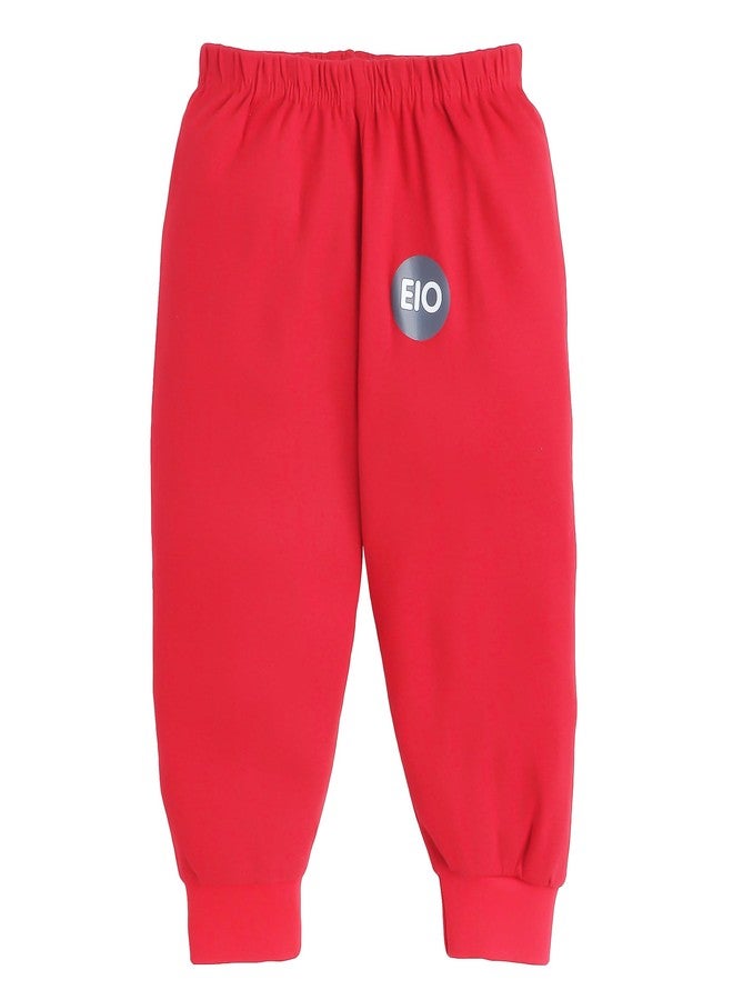 EIO Unisex Cotton Pajama Pants Combo Pack | Soft Sleepwear Pyjamas | Breathable Nightwear Bottoms, Multicolored, 4-5 Years - Image 4