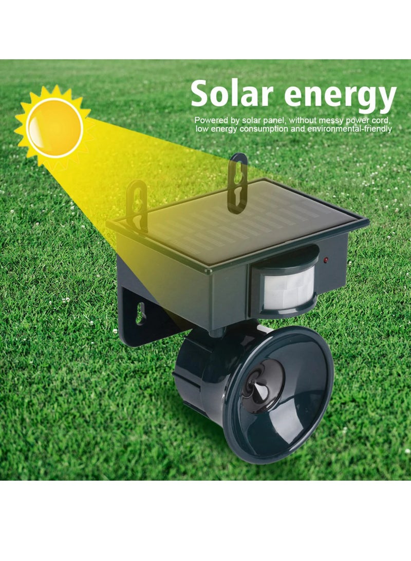 Solar Powered PIR Motion Sensor Ultrasonic Pest Repeller Bird Dog Cat Mouse Chaser Solar Pest Repeller Ultrasonic Repeller - Image 3