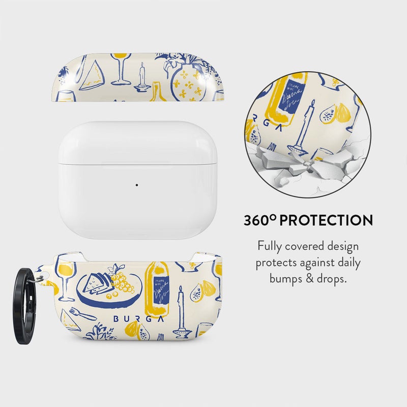 Burga AirPods Pro Couvert Protective Elegant Case For Apple AirPods, Cover Charging LED Visible, Scratch-Resistant, Shockproof Case - Image 2