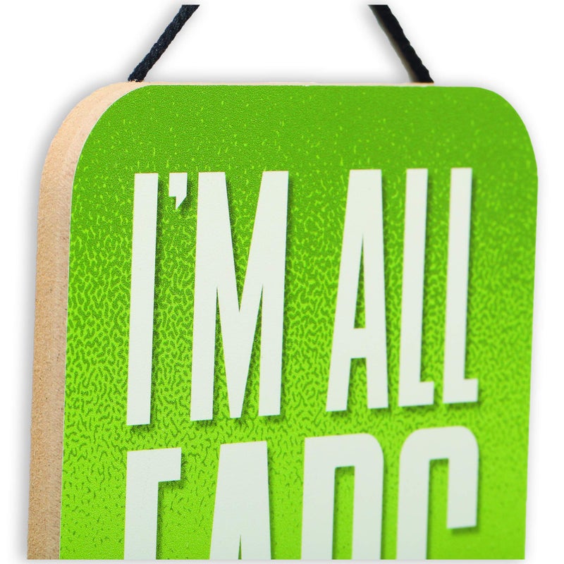 Open Road Brands Disney Star Wars: The Mandalorian Baby Yoda Sign - Cute Grogu I'm All Ears Hanging Wood Wall Decor for Bedroom or Office - Image 4