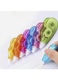 Generic YBN Correction Tape - Pack of 3 12m x 5mm for Notebook, Correction Pen, Whitener, Stationery, Pen Tape Any Color Sent Random  - Image 1