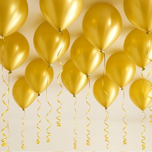 GiftExpress شريط تجعيد الذهب 500 ياردة من جيفت إكسبريس - شريط بالون مقاوم للماء لتغليف الهدايا، ديكور الحفلات، الزهور والحرف اليدوية، خيوط بالون ذهبية - Image 4