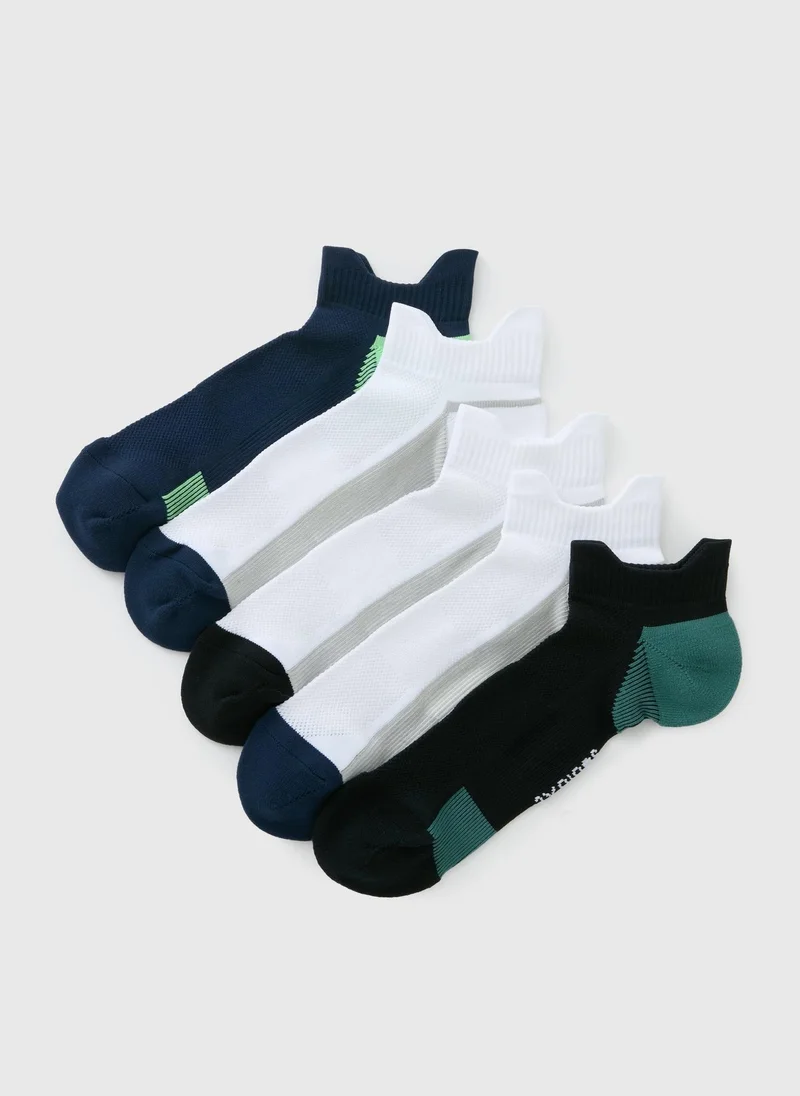 Matalan 5 Pack Souluxe Trainer Socks
