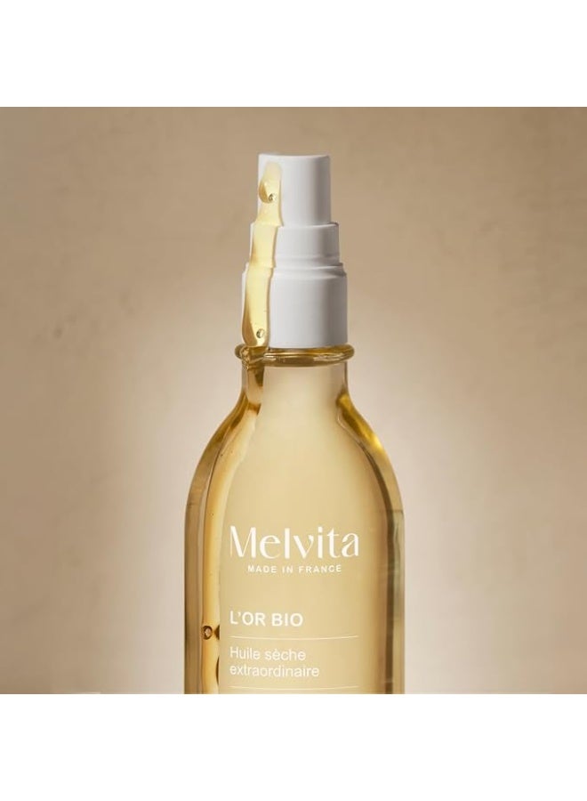 Melvita L'Or Bio Huile Sèche Extraordinaire Bio 100 ml - Image 3