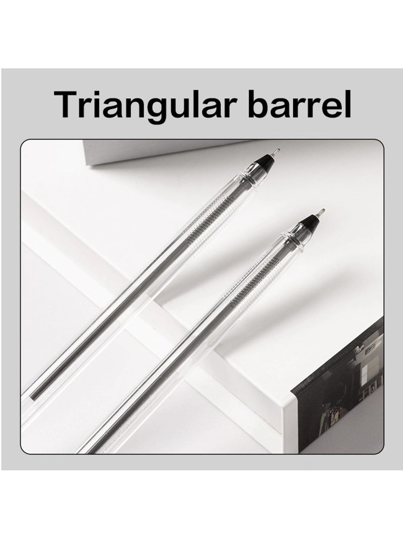 Deli 50-Piece Q99 Ballpoint Pen With 0.7mm Mini Tip Black Ink - Image 2