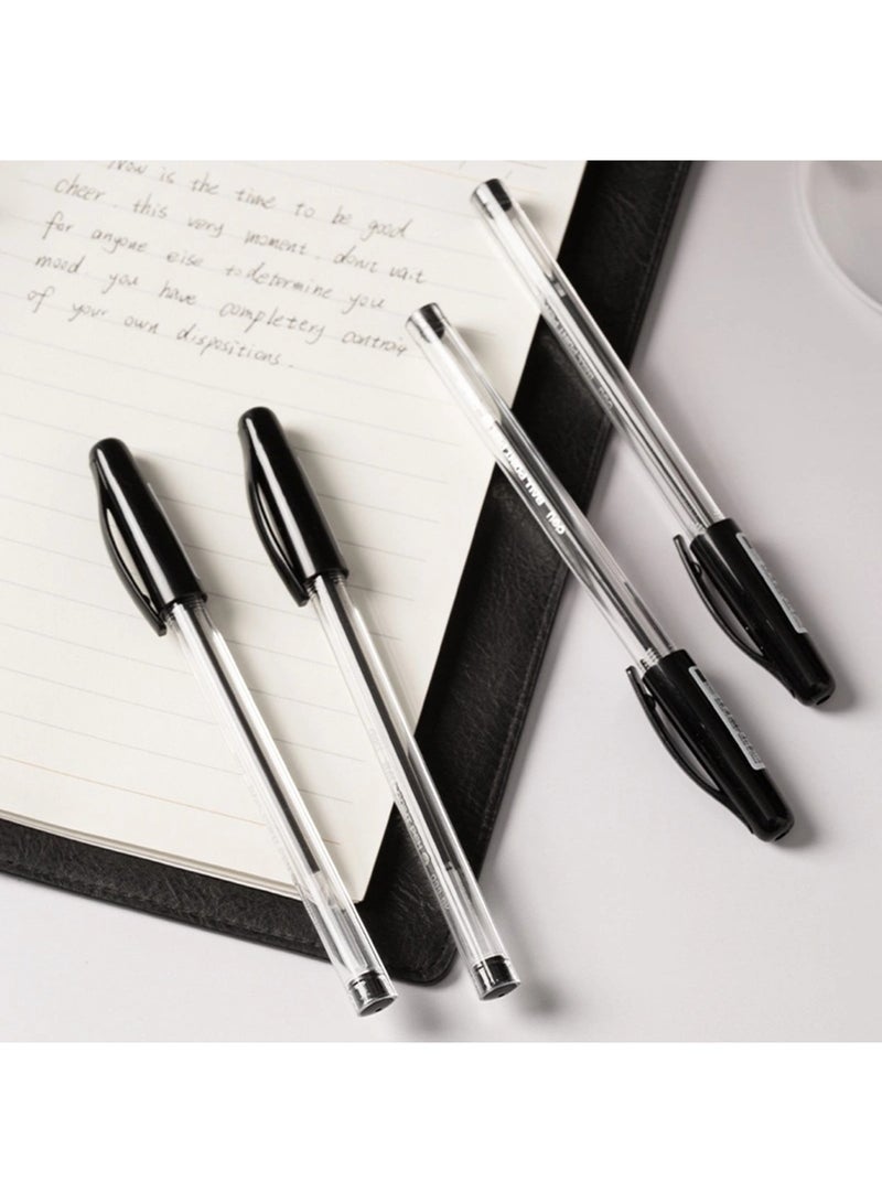 Deli 50-Piece Q99 Ballpoint Pen With 0.7mm Mini Tip Black Ink - Image 5