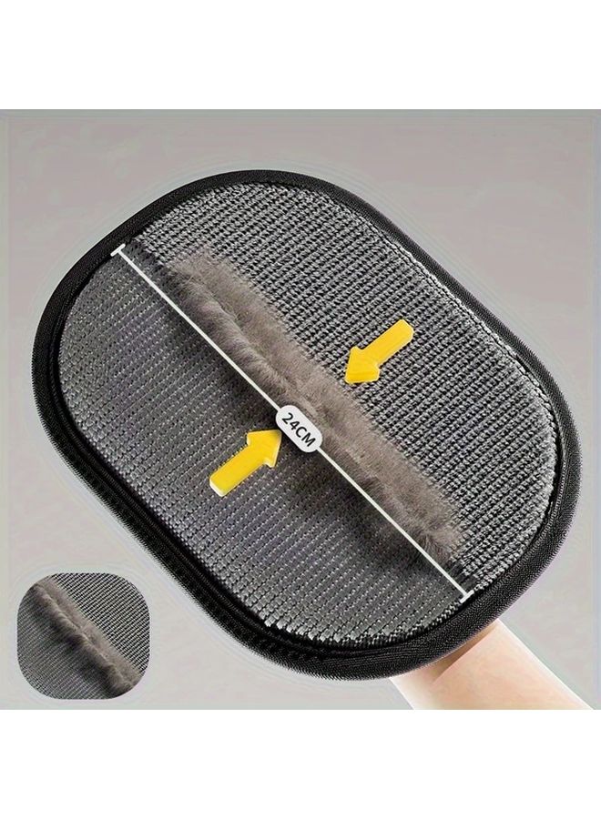 1pc Double Sided Pet Hair Removal Glove Reusable Washable For Dog Cat Fur - Image 2