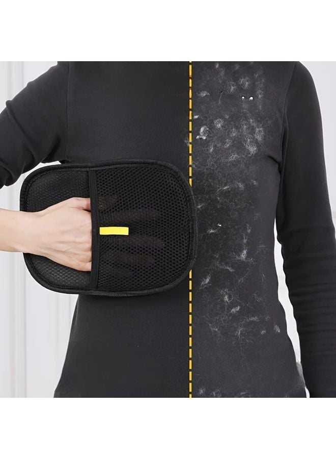 1pc Double Sided Pet Hair Removal Glove Reusable Washable For Dog Cat Fur - Image 3