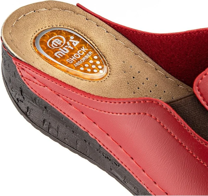 MUYA Orthopedix Attica Anatomical Heel Spur Gel Supported Wedge Heel Women's Slippers 32257
