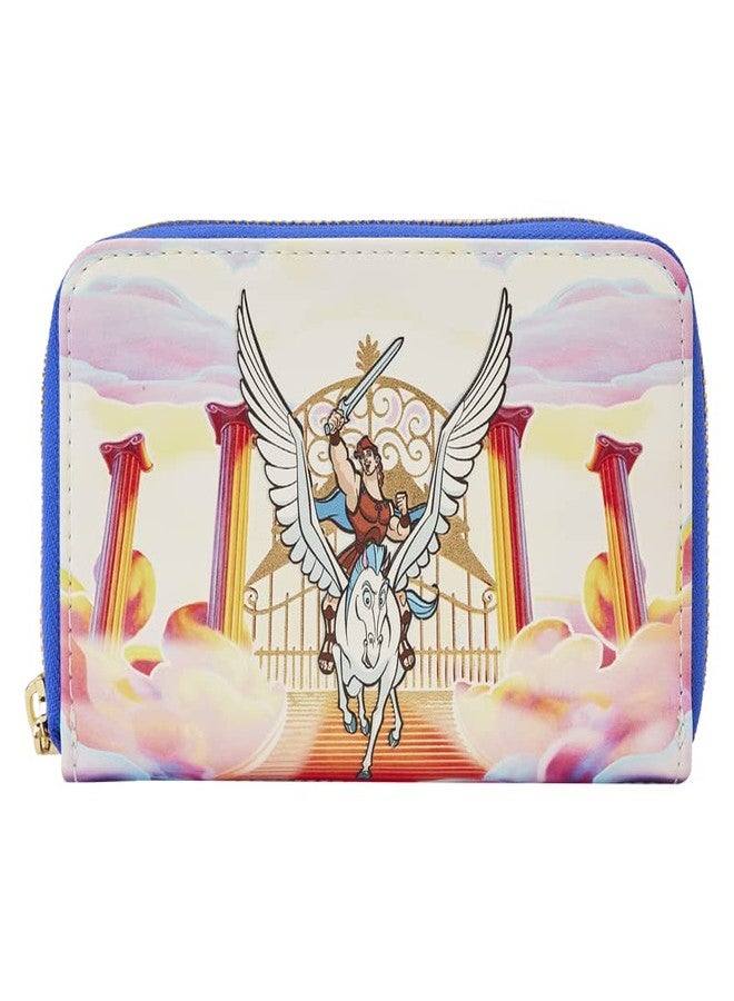 Loungefly Disney Hercules Mount Olympus Golden Gates Zip Around Wallet - Image 1