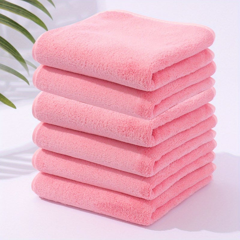 Premium Gray 6 Piece Quick Dry Absorbent Towel Set For Hair Bathroom Home Gym Hotel Spa - Image 5