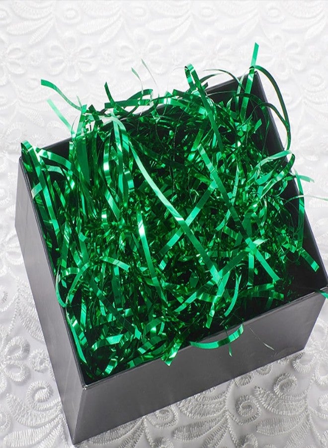 Amsthow Basket Grass Green Basket Filler 1/2 LB Gift Wrap Shredded Shiny Cut Confetti Raffia Box Stuffing for Birthday Wedding Wrapping - Image 2