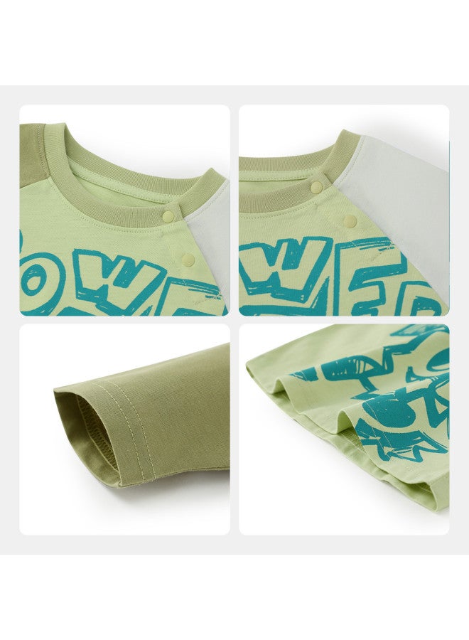Boys' T-shirt Long Sleeve Spring/autumn Style Baby Top Print 25 New Arrival Girls - Image 5